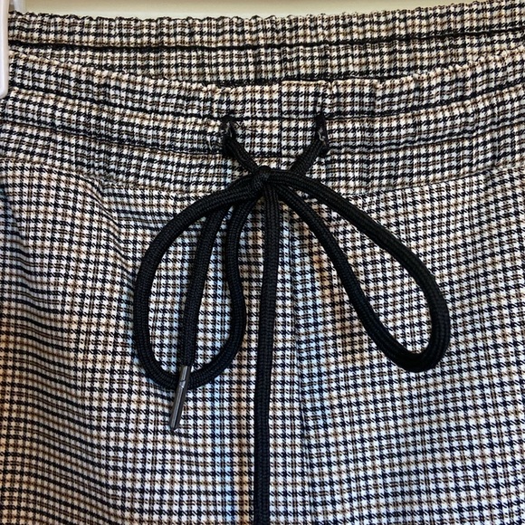 Plaid Draw String Work Pants - Medium - Picture 3 of 4